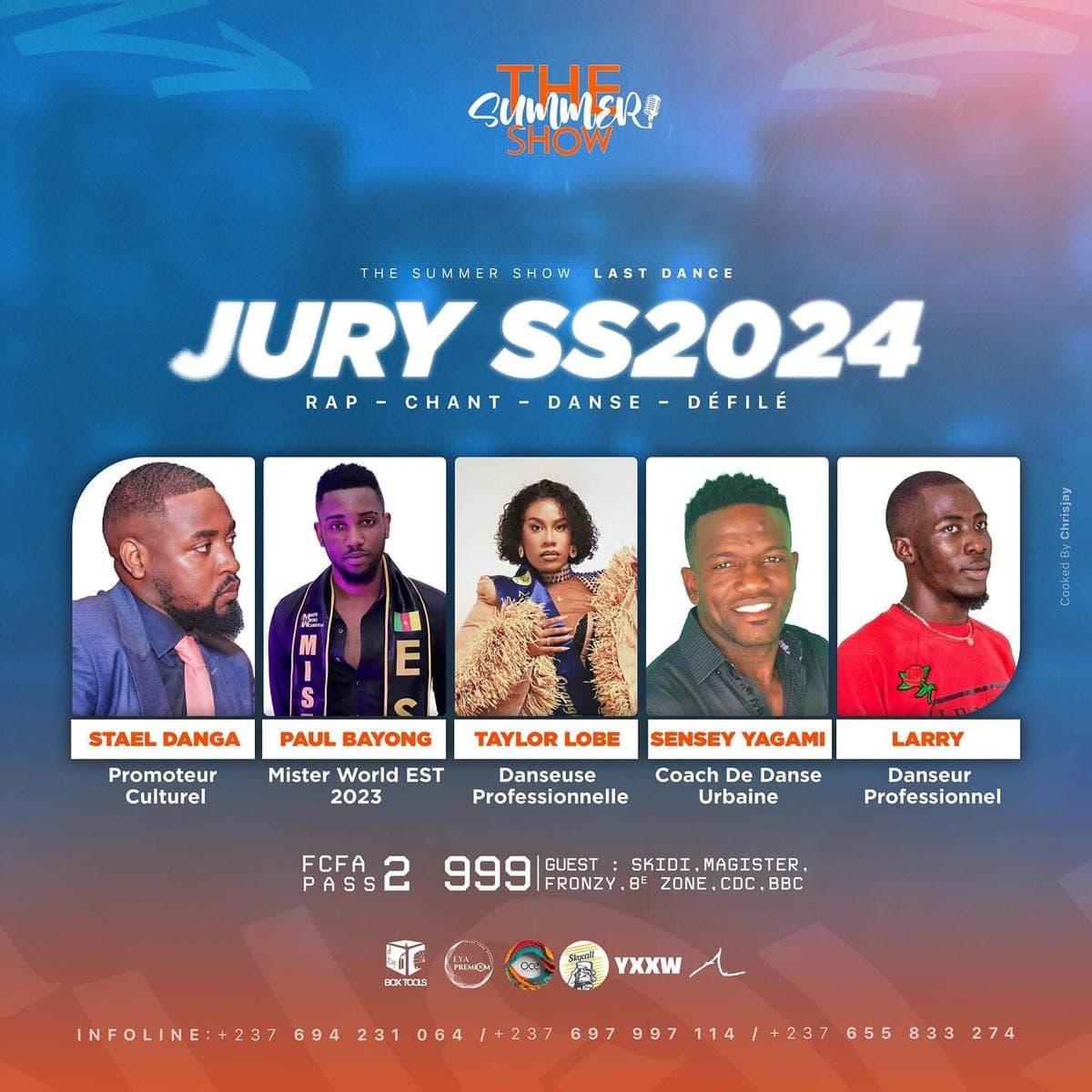 Affiche présentant le jury de l'édition 2024.